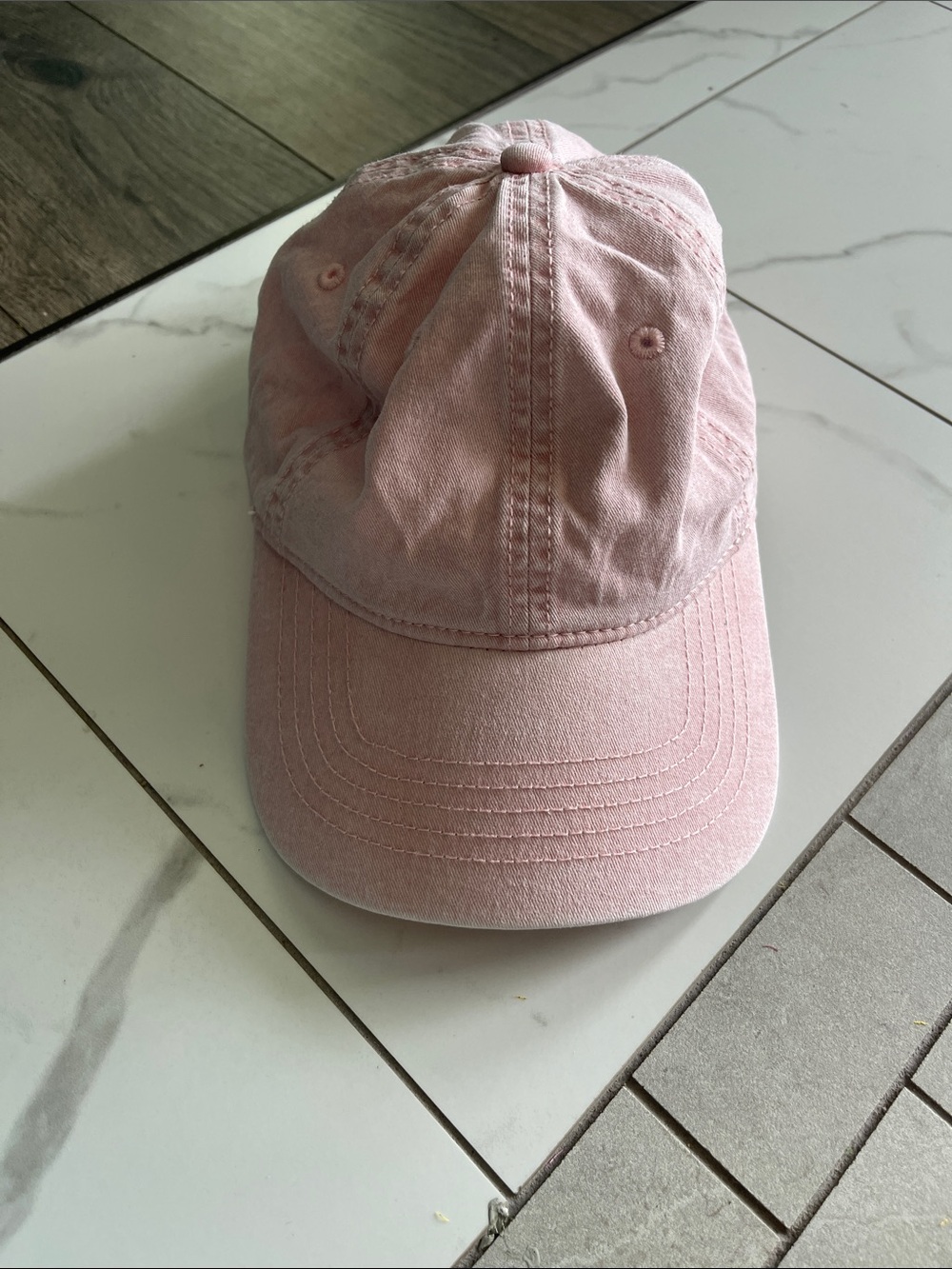 Time and Tru Light Pink Cotton Baseball Cap